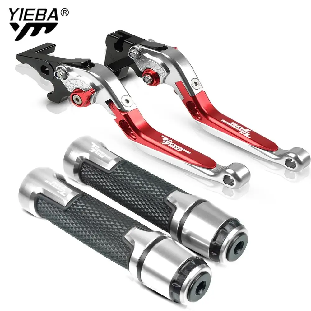 

Motorcycle CNC Brake Clutch Lever & 7/8 22MM Handlebar Grips For Yamaha TENERE 700 2019 2020 2021 XTZ690 X7 XTZ700 TENERE700