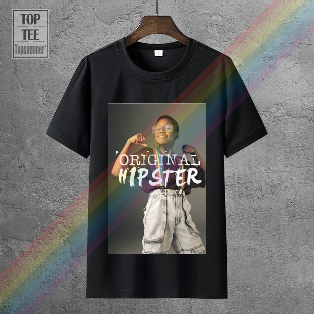 

Hot Sale Fashion T Shirt Steve Urkel Hipster Alle Unter Einem Dach Family Matters Hip-Hop Tops Tees