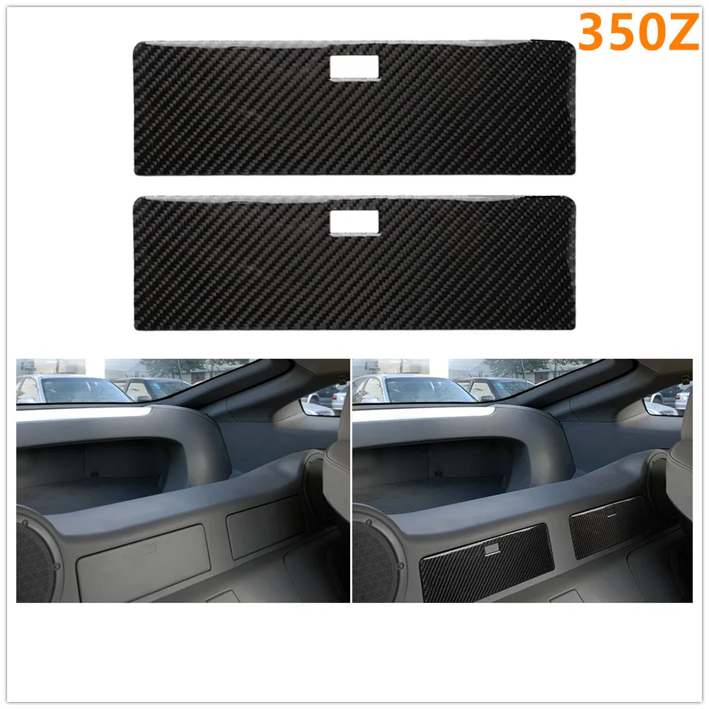 

283*85mm Car Accessories DIY Decoration Carbon Fiber Sticker Panel Cover Modified Car Accessories for Nissan 350Z Z33 2006-2009