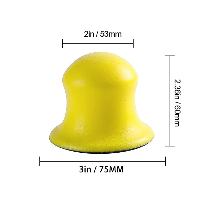 

2-6 "Шляпа с крючком и петлей Ручной шлифовальный блок Наждачная бумага из пенополиуретана Ручной коврик для полировки для деревообрабатывающих ручных полировальных инструментов