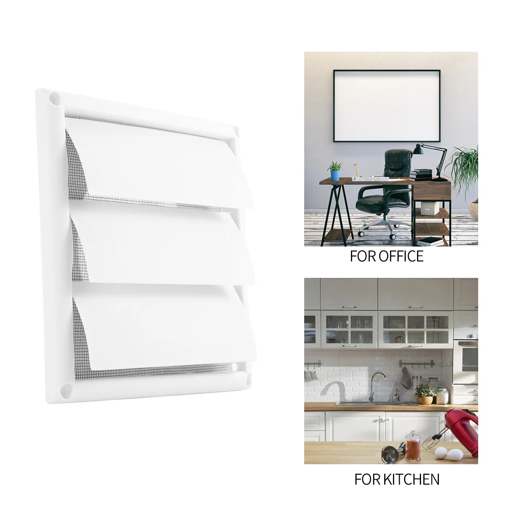 Сетка вентиляционная пластиковая для вентиляционной решетки 6 дюймов 200x200x40 мм