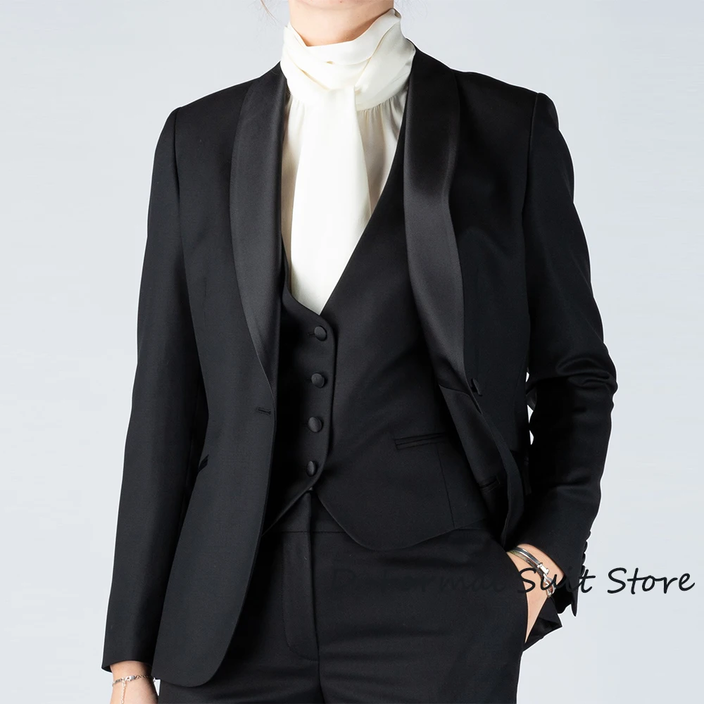 Women Blazer 3 Pcs Office Lady Long Sleeve Suit Jackets Vest And  Pants Suit Female Slim Fit Formal Business Pant Sets 바지 세트