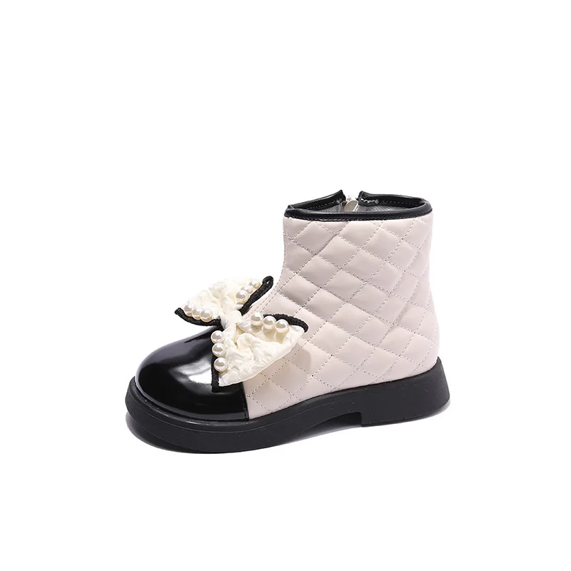 

CNFSNJ Princess Sweet Fashion Shoes UK Uniform Casual Shoes Children Non-slip Girls Shoes Kids Round-toe Breathable Bow Shoes