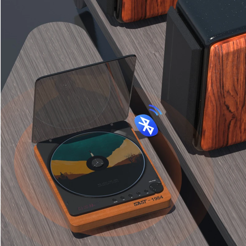 For Home Compact Disc Cd Retro Music Player Mini Cd Player V
