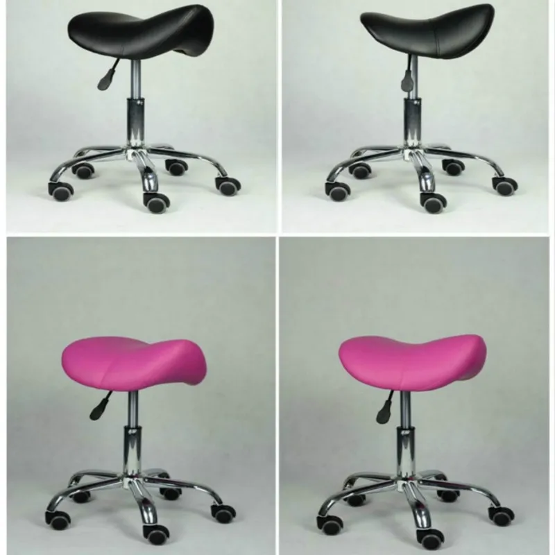 

Adjustable Salon Chairs For Barbershop Barber Chair Salon Haircut Stool Saddle Chair Lifted Swivel Chairs With Footrest