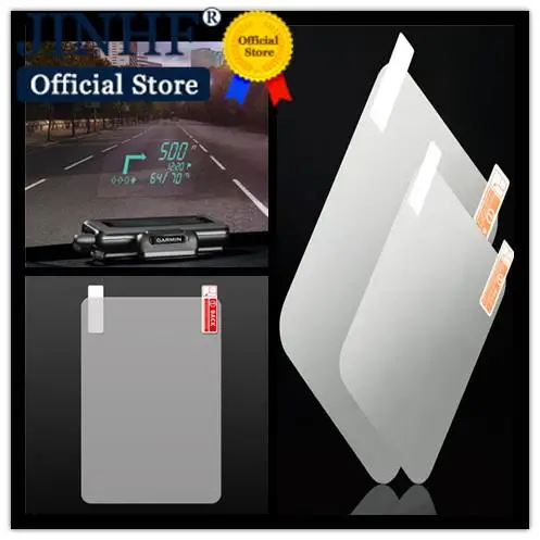 

Hot sale 3size PET Display HUD Reflective Film Head Up Display System Film protective film Car OBD II Fuel Consumption Overspeed