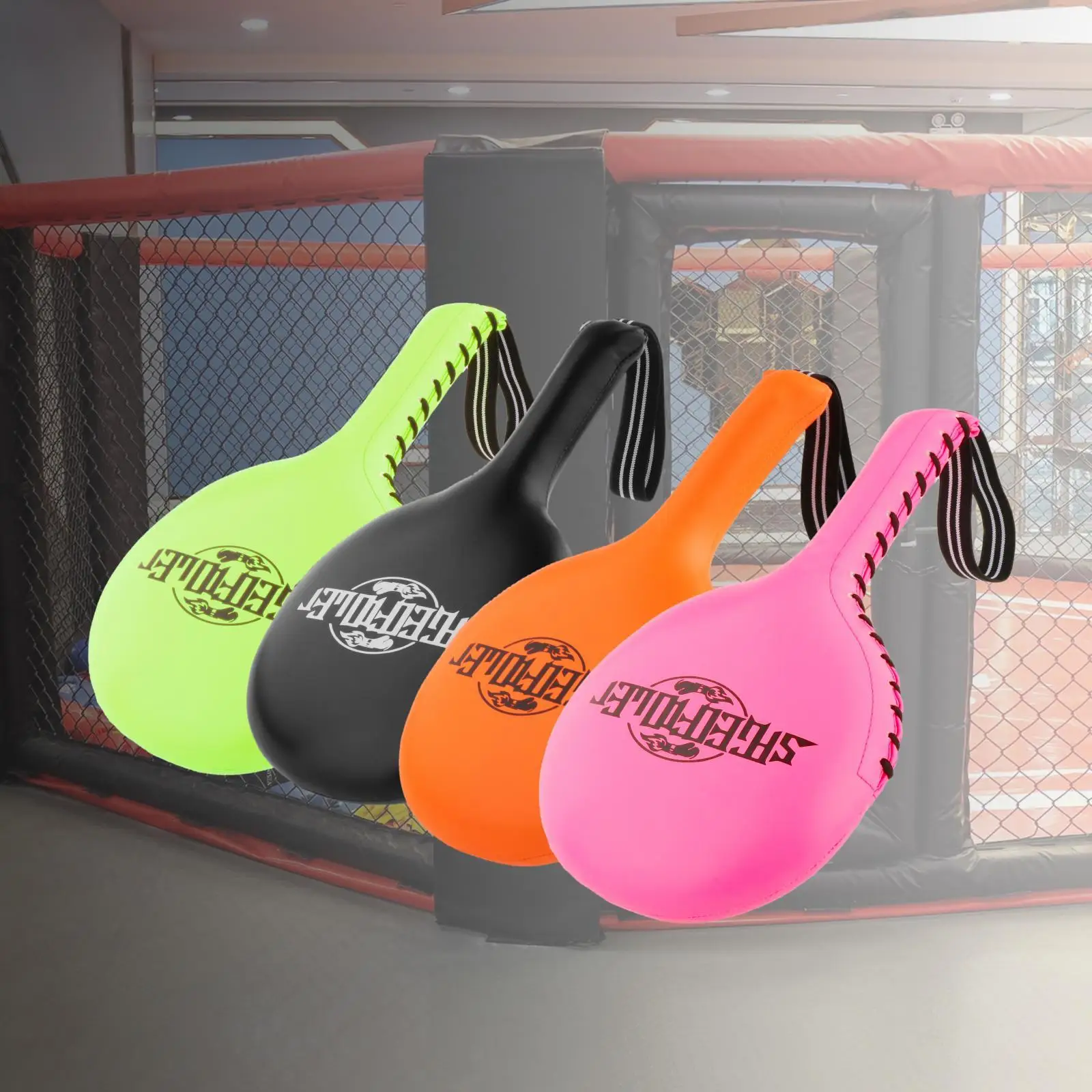 

Boxing Training Mitt Kick Pads Striking Paddles for Martial Thai Kick Sanda Karate Sparring Training Equipment