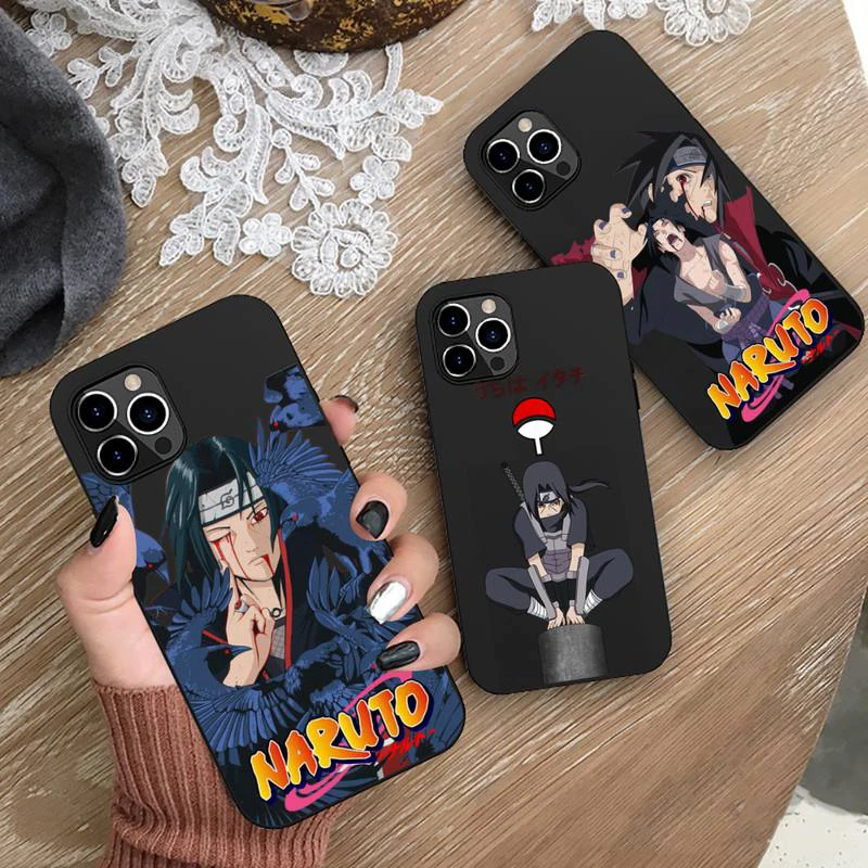 

Itachi Anime Naruto Phone Case Silicone Soft for iphone 13 12 11 Pro Mini XS MAX 8 7 Plus X 2020 XR cover