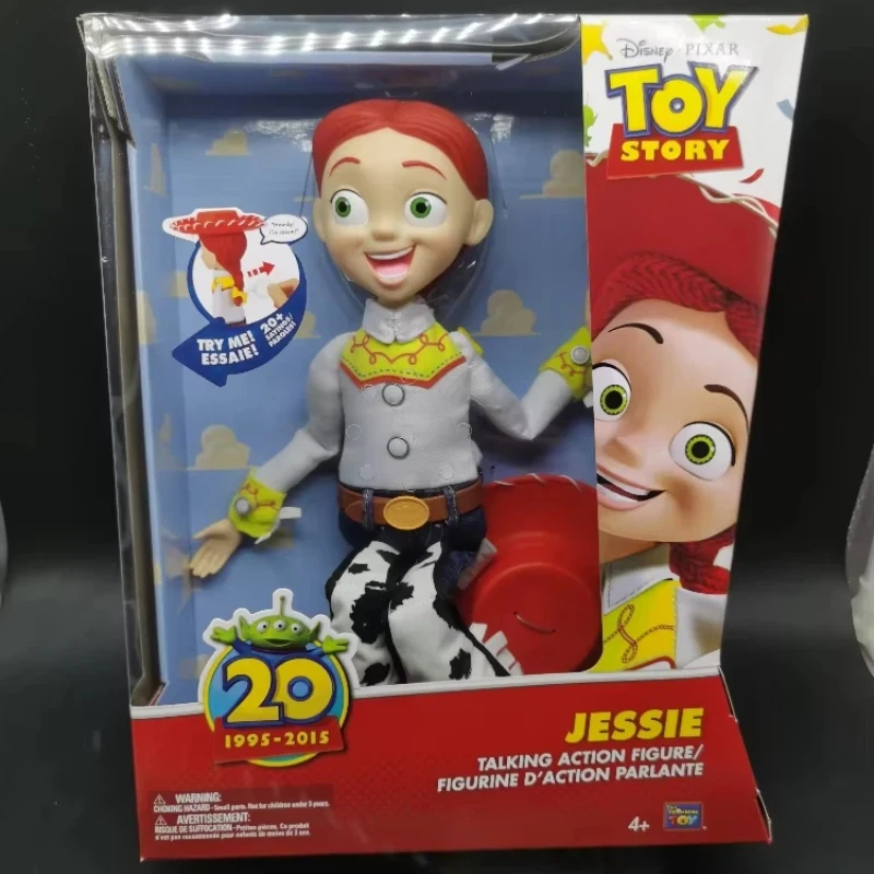 Фото Игрушка Woody Jessie Buzz Lightyear из «Истории игрушек 4»: говорящая светящаяся фигурка ковбойши с вытягивающимся шнурком, коллекционная настольная игрушка-подарок №1