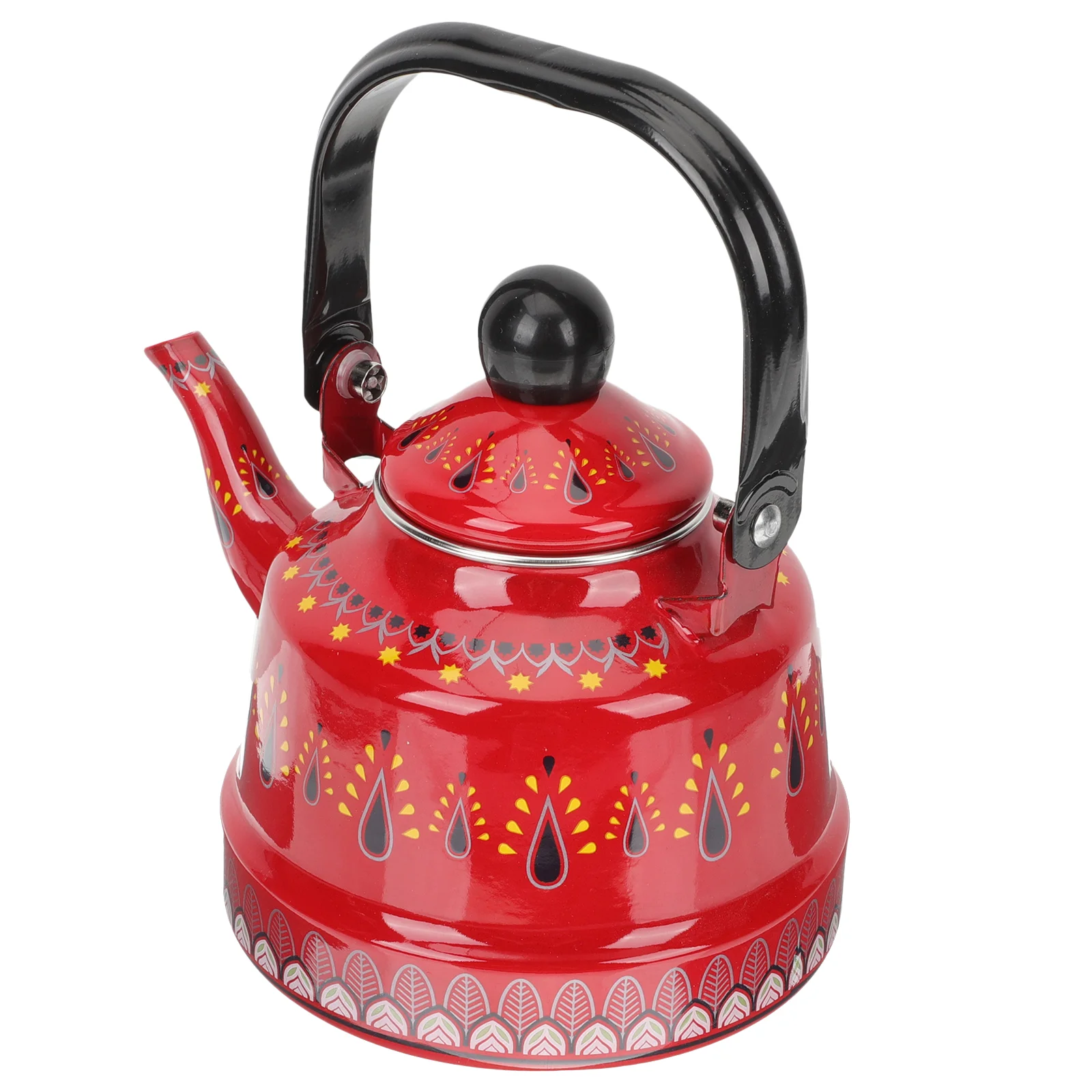 

Kettle Tea Teapot Water Pot Enamel Stovetop Office The Stove Coffee Whistlingmerchandise Teakettle Ceramic Boiling Camping