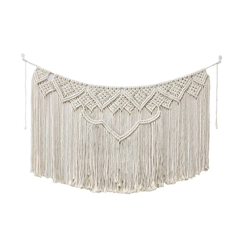 

Подвесной гобелен ручной работы из хлопка богемное искусство Красивая квартира общежитие комната свадебное украшение