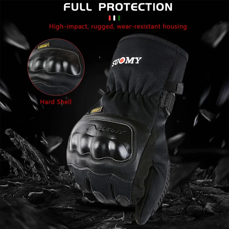 SUOMY мотоциклетные перчатки зимние непромокаемые ветрозащитные для мотокросса