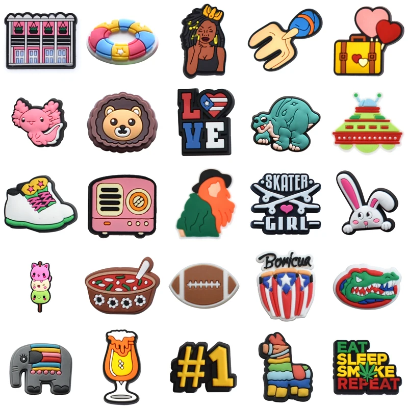 

Girl Wholesale Bulk Para Pins Men Shoes Accessories Gifts Set Jeans Decorations for Croc Women Charm Shoe Charms Packs Kids Boy