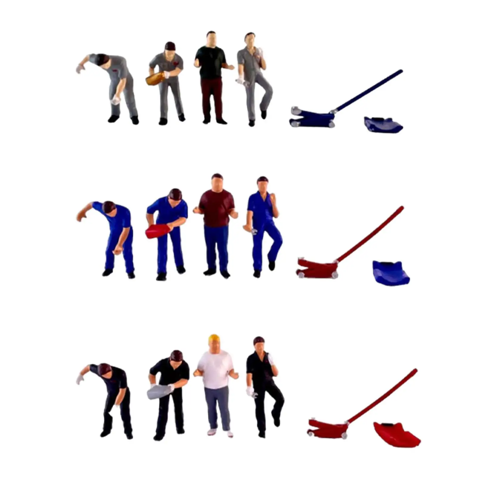 Набор из 4 миниатюрных фигурок диорамы для сказочного сада и микропейзажа