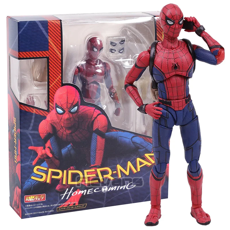 SHF Spider Man Homecoming Spiderman PVC Action Figure ของเล่นสะสม