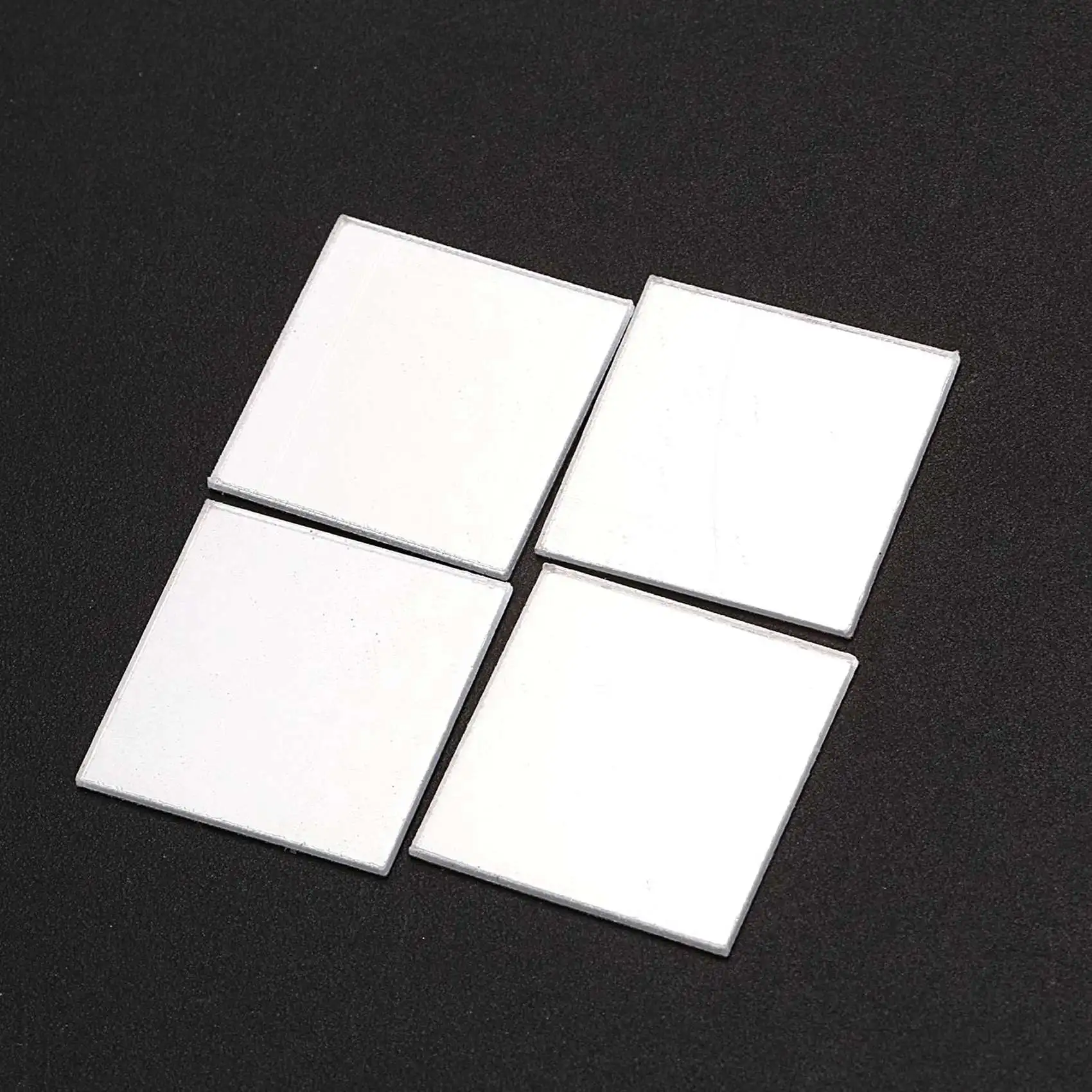 Зеркальная фотонаклейка 200 шт 3D Стик (серебристый)