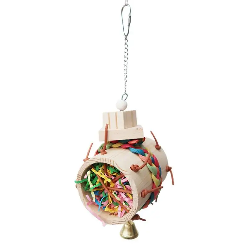 

Birds Toys Conure Foraging Shredder Toy Bird Cage Accessories For Teeth Grinding Chew Toys For Conure Cockatoo Cockatiel