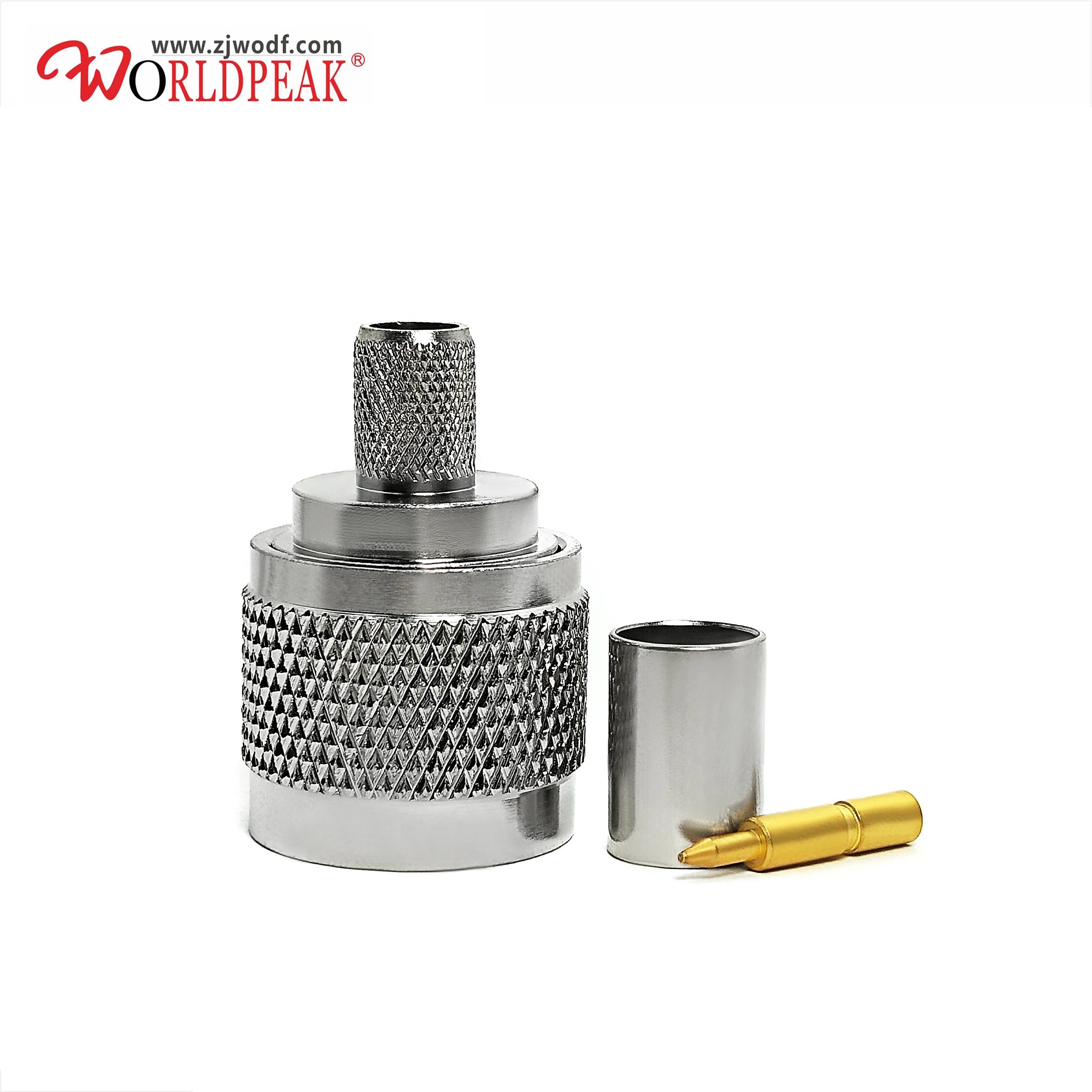 Conector n Macho Crimpagem Rg5 Rg6 5d-fb Lmr300 Cabo Reto 30 Peças
