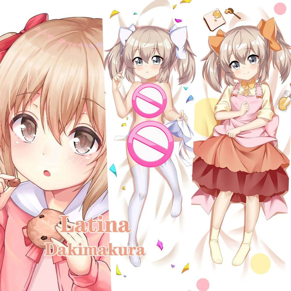 Аниме Милые Латинские Наволочки Для Подушек Дакимакура С Двойной Печатью На Обеих Сторонах Обнимающие Тело Подушки Для Отаку Подарочная Наволочка.