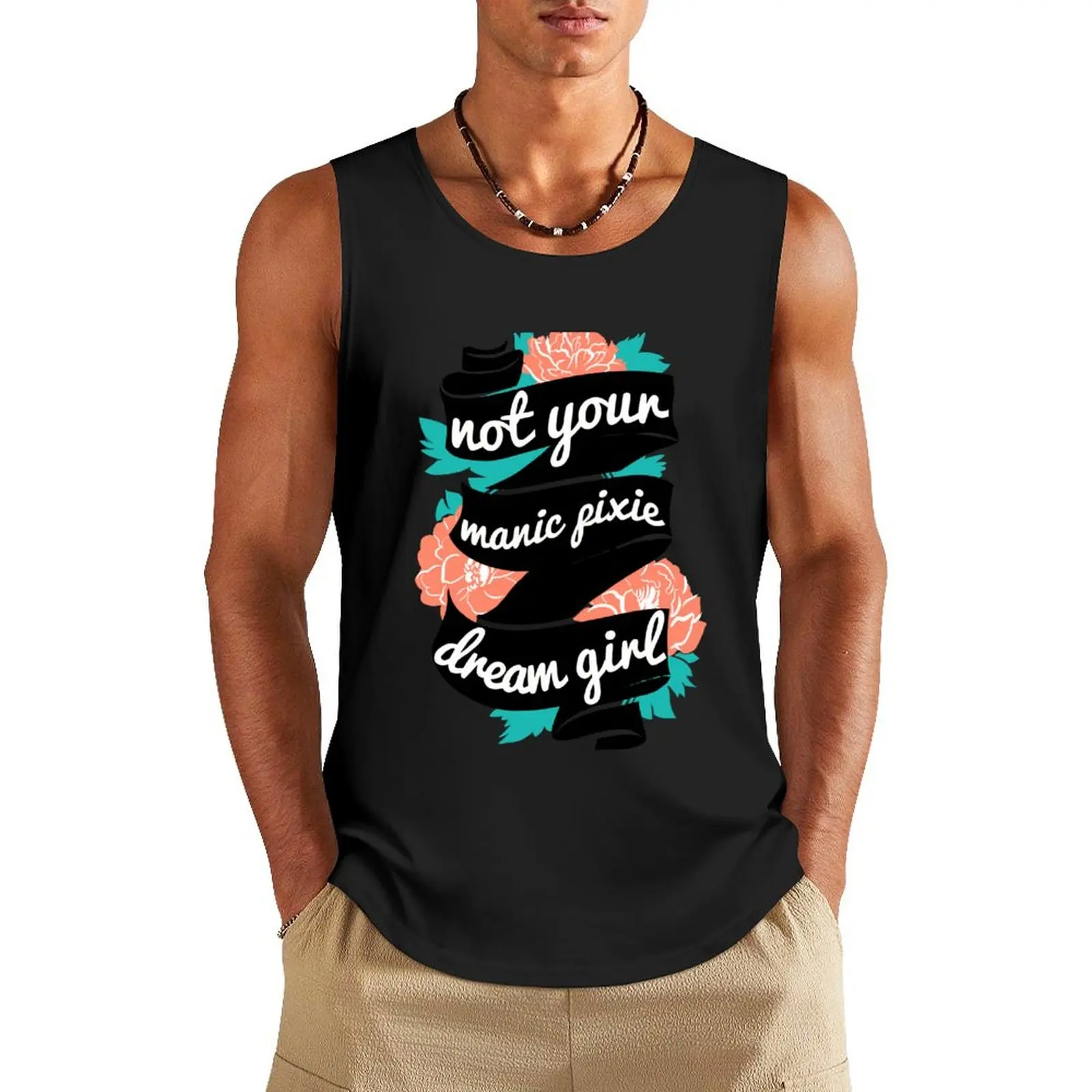 Manic Pixie Dream Girl Tank Top Мужская летняя одежда тренировочный жилет