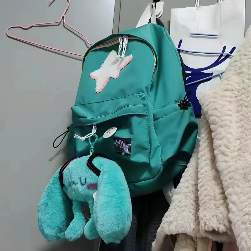 Hatsune рюкзак с Miku школьная сумка на два плеча, водонепроницаемая холщовая детская школьная сумка, плюшевая подвеска, сумка для студенток (art.: 3920c2482fbd2) - 3920c2482fbd2