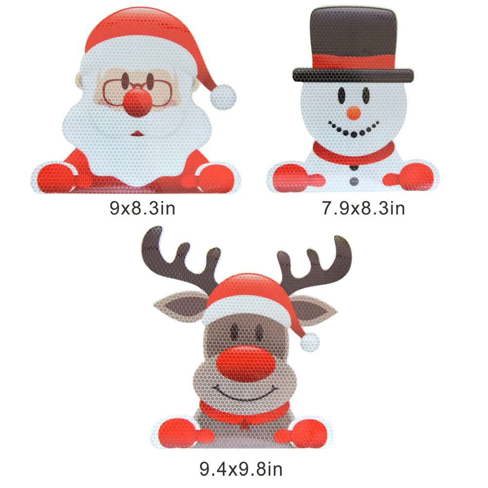 

1 Set Of Christmas Car Magnets Decorations Magnetic Reflective Fridge Magnet Christmas Decor Home Decor Car Decor