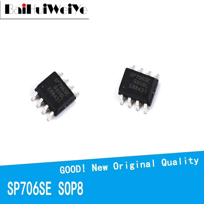 

10PCS/LOT SP706SEN-L/TR SP706SE SP706 SP706SEN SOP-8 SOP8 SMD New Original Good Quality Chipset