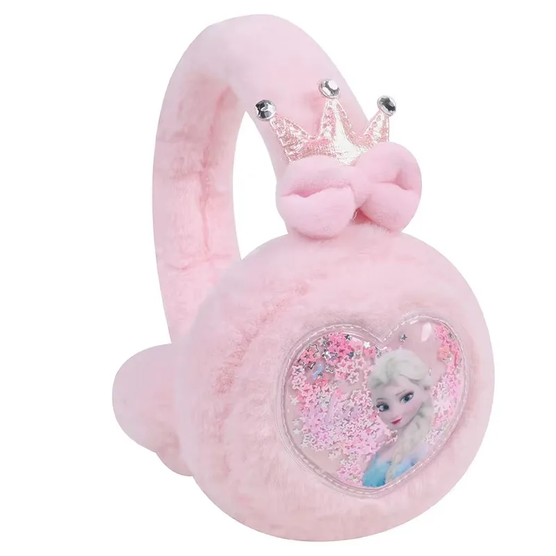 Милые детские наушники принцессы Эльзы Холодное сердце с героями мультфильмов