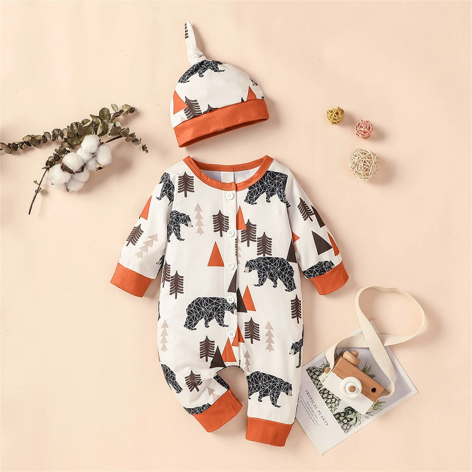 

Summer Baby Boy Clothes Autumn Newborn Infant Baby Boys Cute Romper Cartoon Printing Long Sleeve Jumpsuits 4t Jumpsuit for Boys