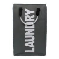 Collapsible  Laundry Basket Large Dirty Laundry Basket Hamper Sorter Oxford Cloth Dirty Clothes Bag with Aluminum Handle
