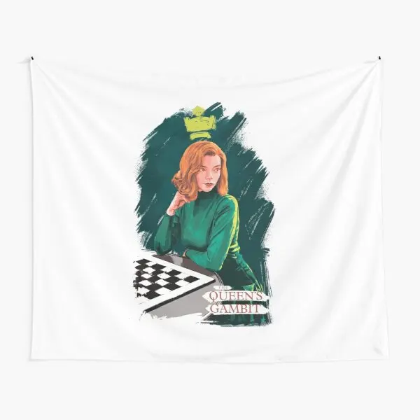 

Гобелен Queen Is Gambit, подвесное искусство для гостиной, искусство, стена, домашняя комната, красивое одеяло с цветным принтом