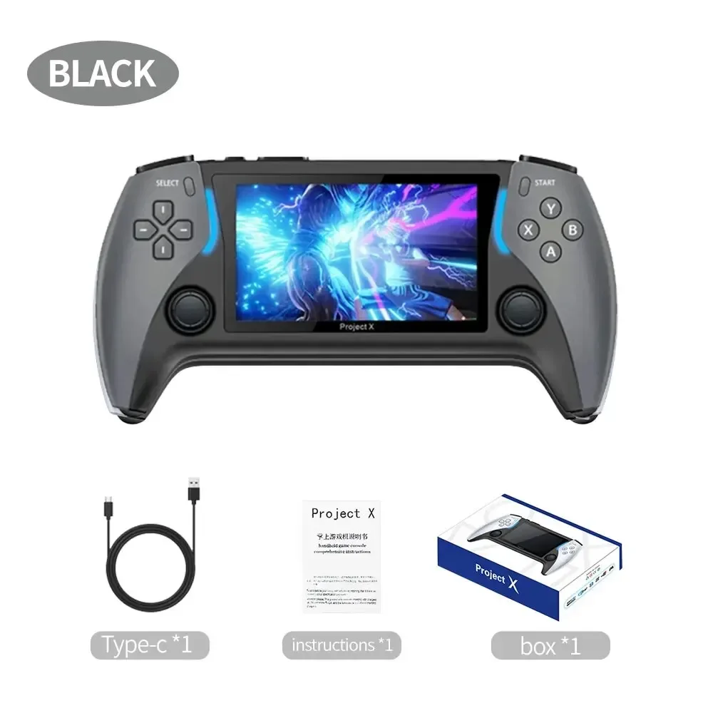 Портативная игровая консоль Ps5 New Project X аркадная высокой четкости с двойным