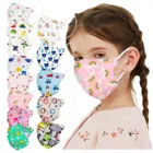 Одноразовые маски для защиты детей, маски для лица, одноразовая черная маска для лица с фильтром, детская маска для рта для девочек на Хэллоуин