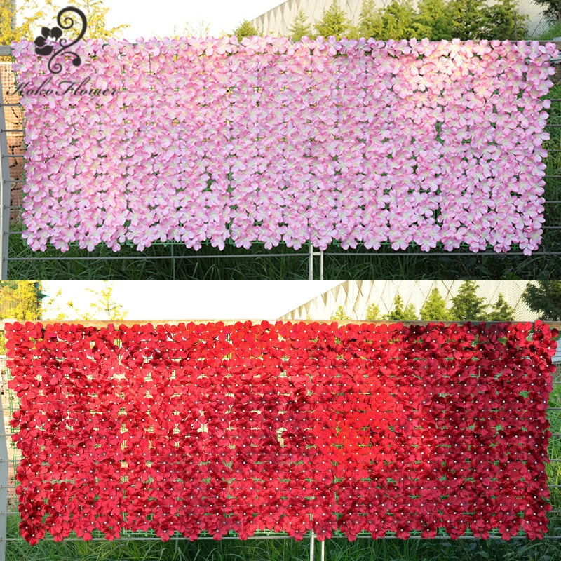 

Цветок Koko, искусственный забор, Гортензия, украшение для балкона, домашний сад, патио, искусственное растение, настенные уличные свадебные п...