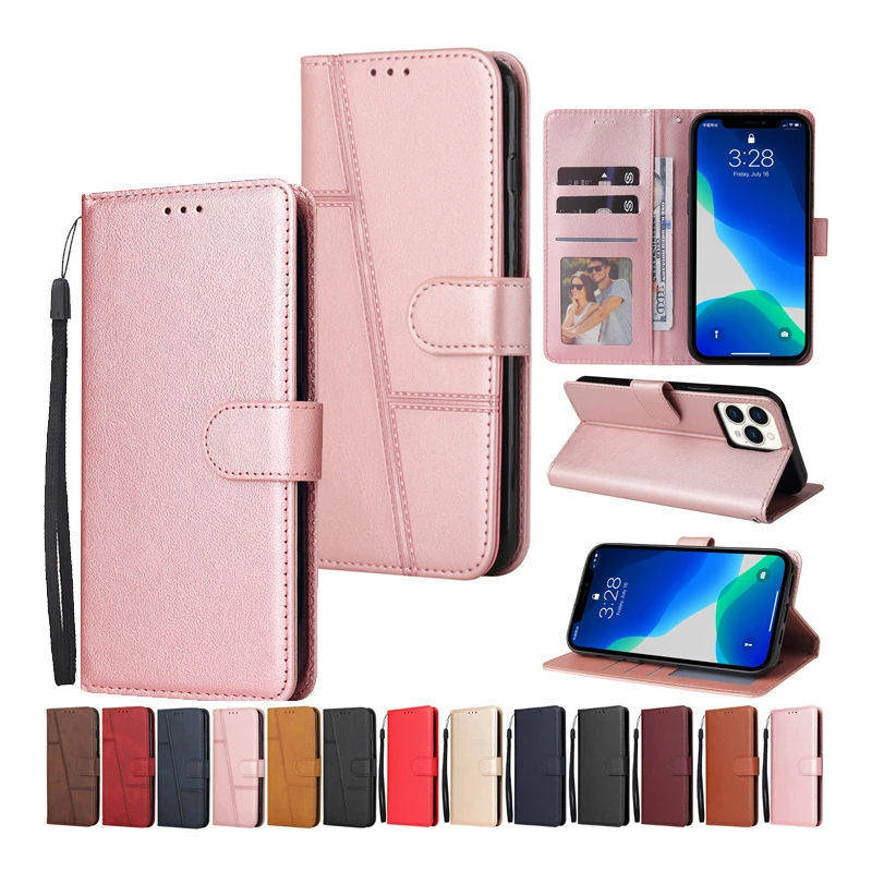 

Business Leather Wallet Case Cover For Samsung Galaxy A01 A02 A02S A03S A10 M10 A11 M11 A12 M12 A13 A20 A30 A30S A31 Capa Etui