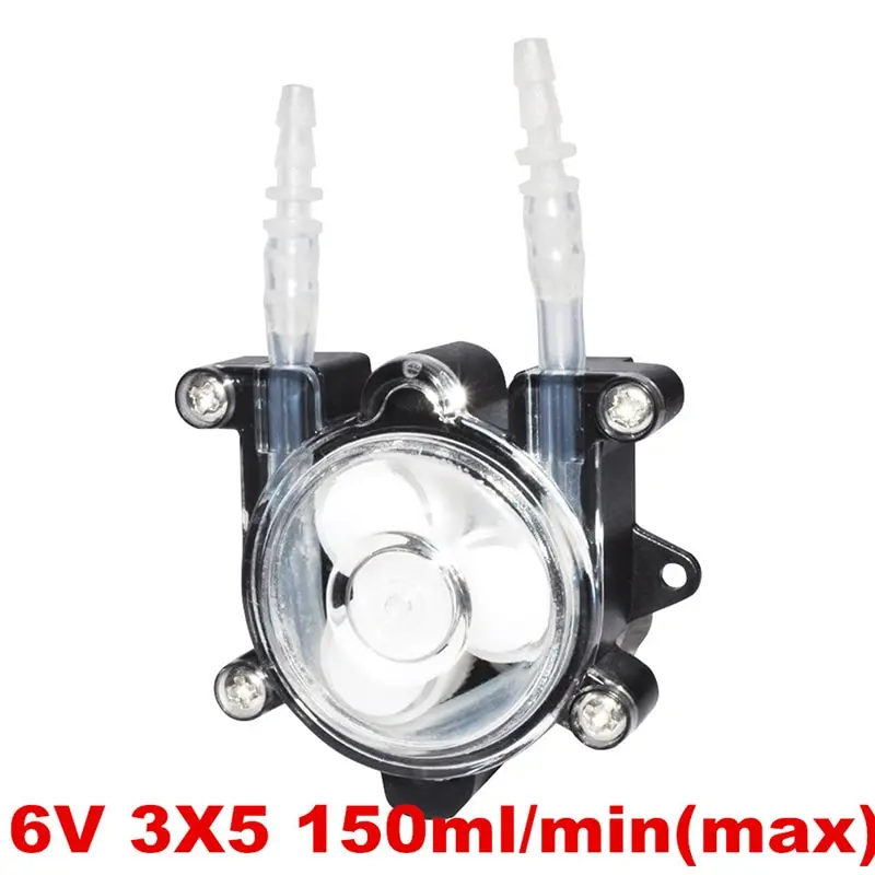

High-Flow Peristaltic Pump Miniature Dosing Pump Peristaltic Hose Pump for Lab Aquarium Chemical Analysis Liquid Dosing Pump