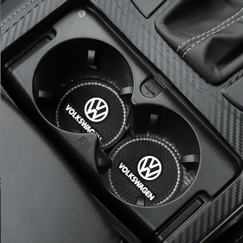 1/2 шт. алмазная автомобильная подставка для чашки с водой противоскользящий