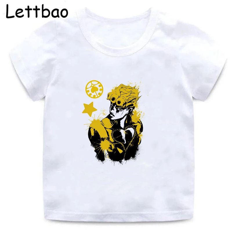 

Anime JoJo Bizarre Adventure Children's T-Shirt Funny Kids Tops Tee Japanese Style Print Casual Tshirt Tumblr Plus Size Clothes