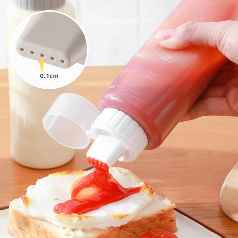 

Kitchen Supplies Squeeze Bottles Gravy Boats Ketchup Honey Jam Mayonnaise Salad Dressing Olive Oil Dispenser Dishes for Serving