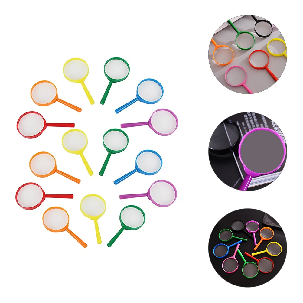 

Magnifying Glasses Kidsreading Magnifierportable Pocket Handheld Magnify Lens Toy