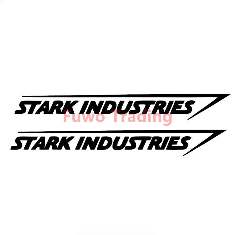 

Fuwo Trading Stark Industries Car Body Stripes Stickers Vinyl PVC Decal Car Window Body Decorative Stickers Anti-UV Accessories