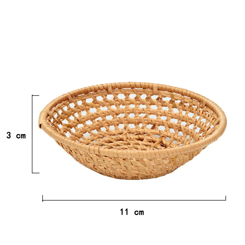 

Круглый лоток из ротанга