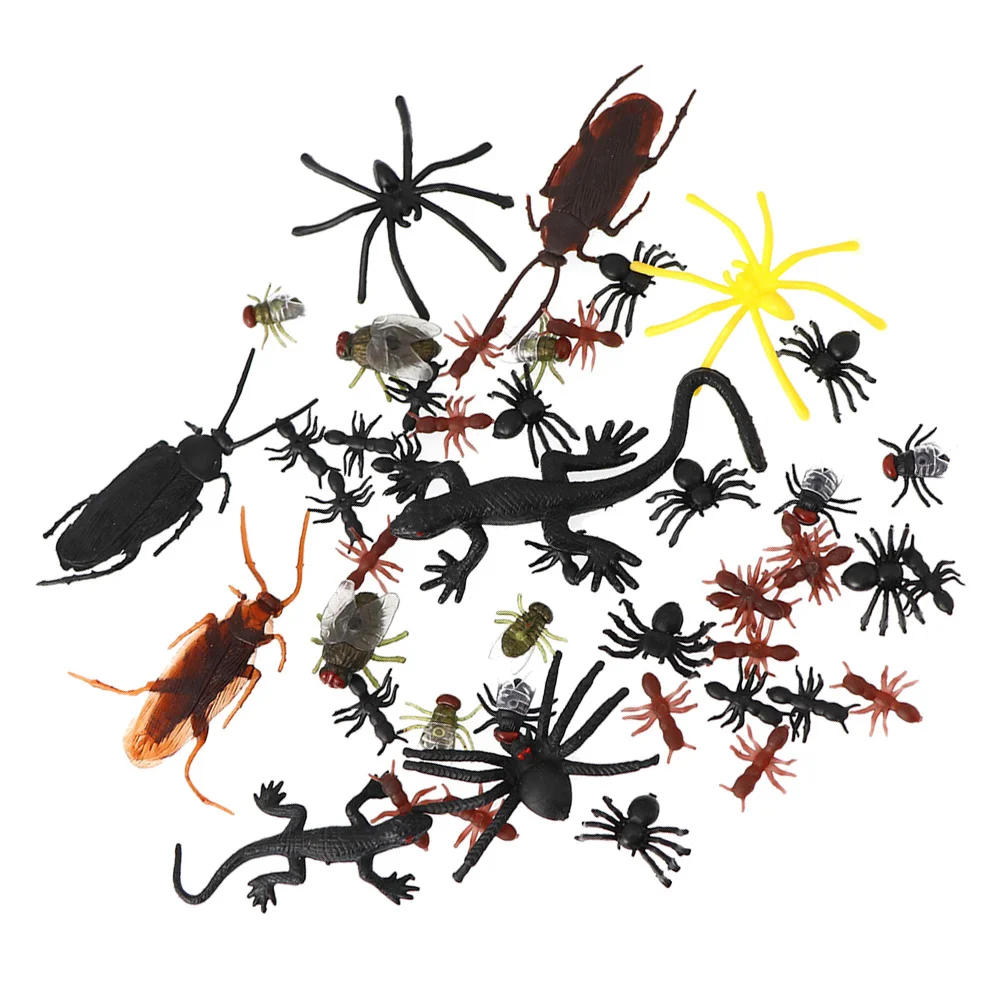 

Random Insects Bug Toys for Kids Boys Insects/ Bugs Cockroaches, Spiders, Scorpions, Flies Party Favors and Decoration