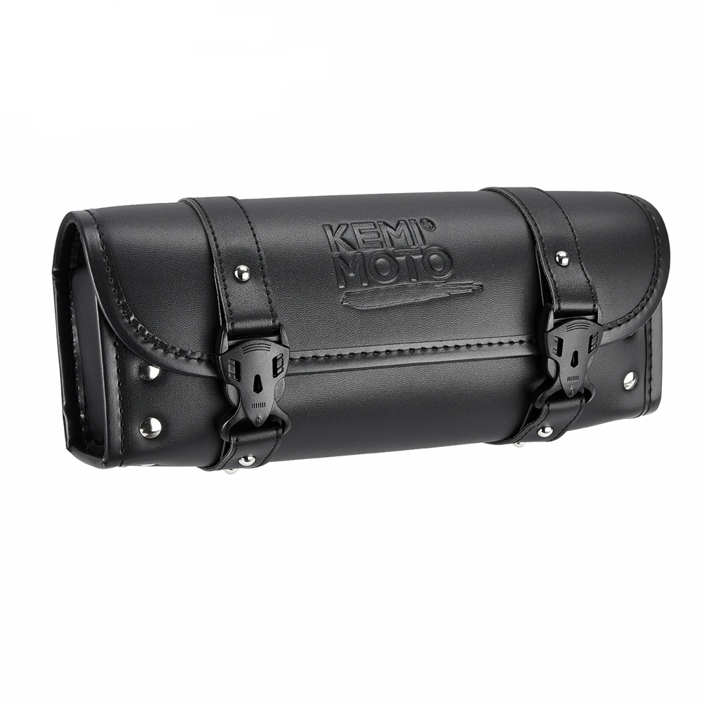 

Мотоциклетная сумка для инструментов, сумка для вилки, ретро седельная сумка из искусственной кожи, боковая сумка, водонепроницаемая сумка для инструментов для Cruiser Sportster XL 883 Softail Dyna