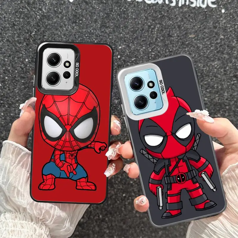 Чехлы для телефонов с изображением Росомаха Marvel Человек-паук Xiaomi Poco C50 X3 NFC C61 C51 X3pro