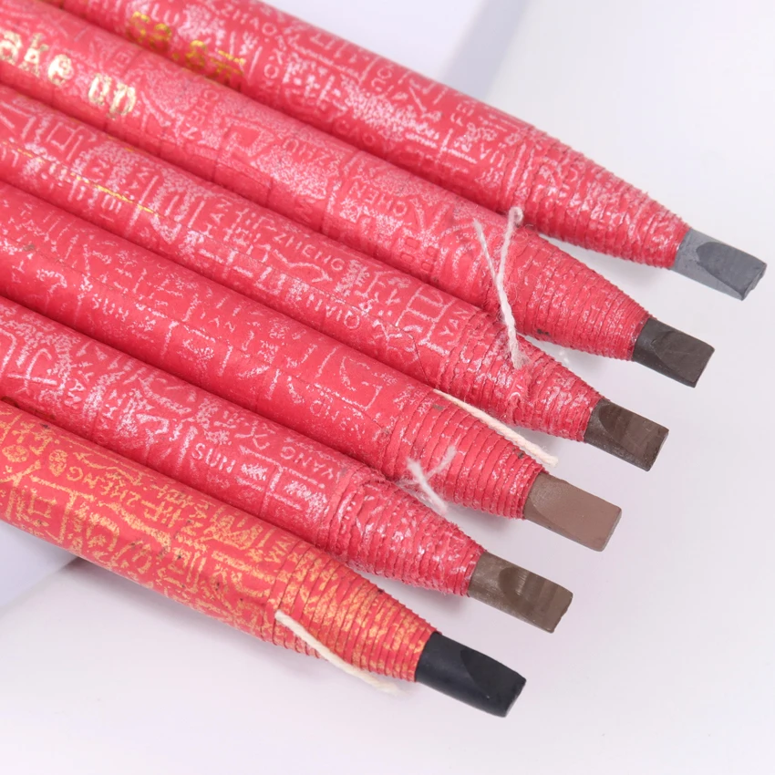 

Карандаш для бровей с красной кожей, водостойкий, 2 шт.