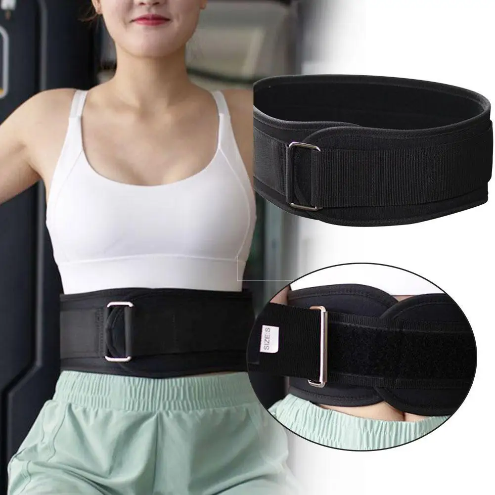 

1 шт. ремень для тяжелой атлетики для тренажерного зала, Регулируемая Талия, поддержка спины, приседание, гантели, штанга, штанга, дрессировка, фитнес