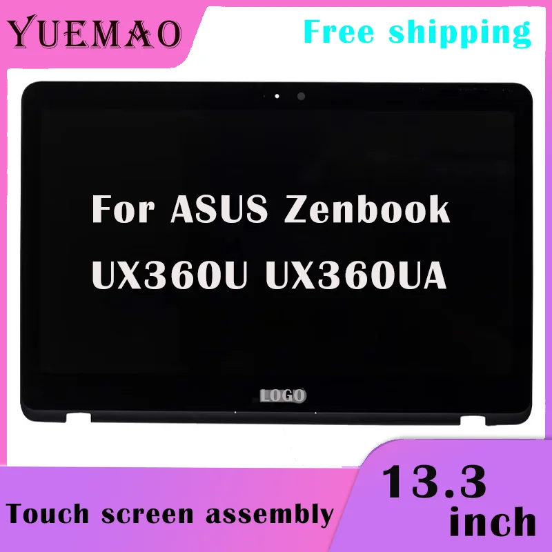 

13.3 Inch Laptop LCD Touch Screen Assembly New Replacement for ASUS Zenbook ux360u UX360 UX360UA FHD QHD B133HAN02.7