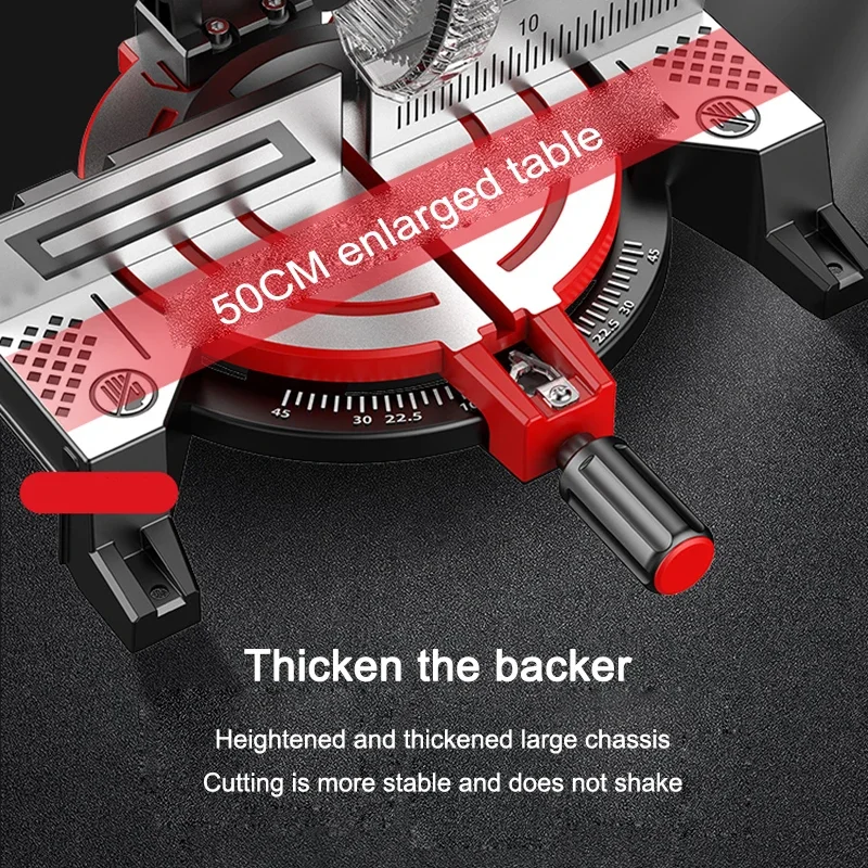 Пила для алюминия 10-дюймовый высокоточный станок резки деревообработки угол 45