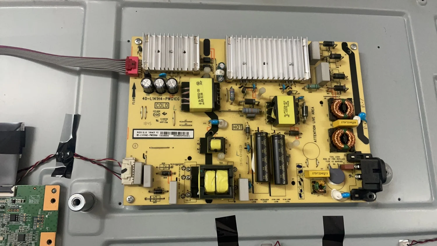 

Good Working original for Power Supply board 40-L141H4-PWG1CG D55A620U